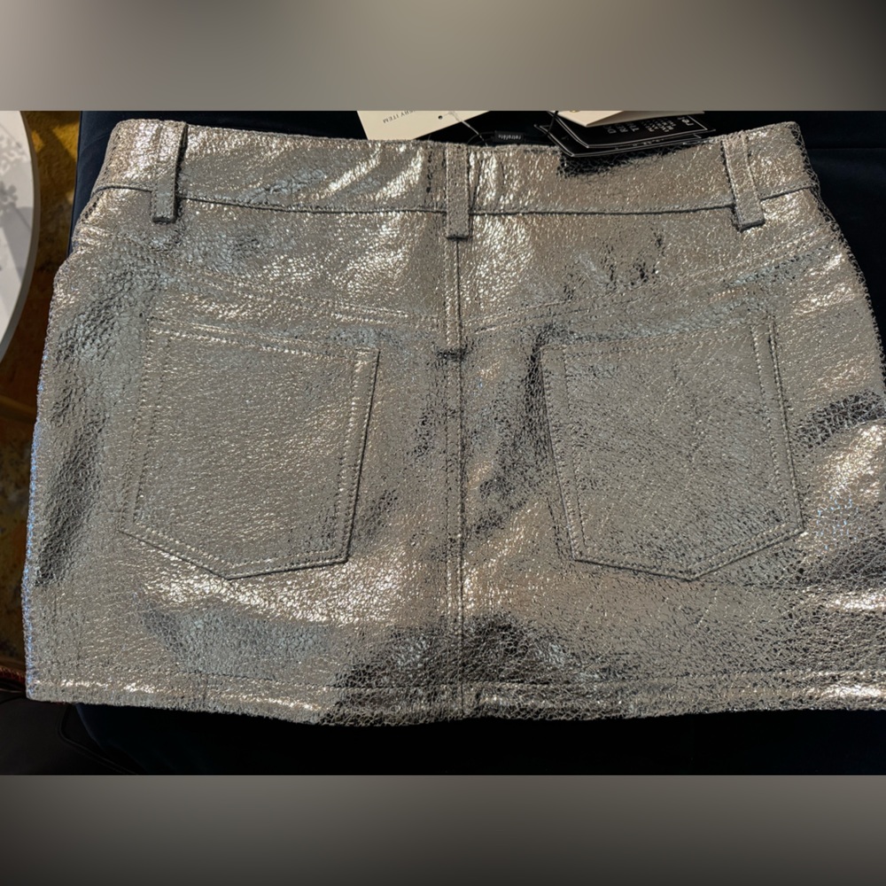 Retrofete Nico Silver Skirt - Picture 5 of 6